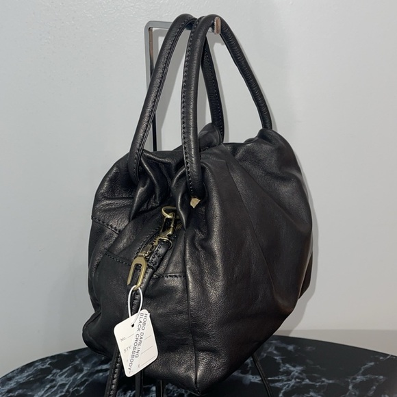 HOBO Handbag Darling 100% Leather Black Shoulder Crossbody Bag AUTHENTIC NWT - Picture 2 of 9